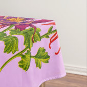 Nappe impression de fleurs de columbine (In Situ)