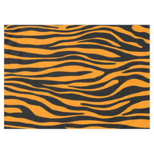 Nappe Impression de la Zèbre orange Princeton