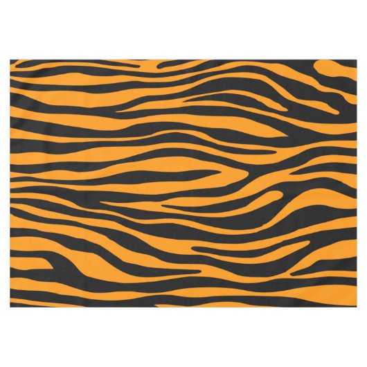 Nappe Impression de la Zèbre orange Princeton (Devant (Horizontal))