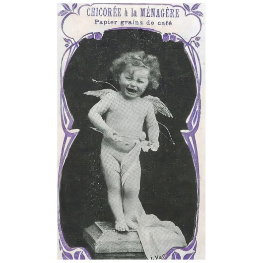 Nappe Impression de l'ange triste Cherub (Devant)