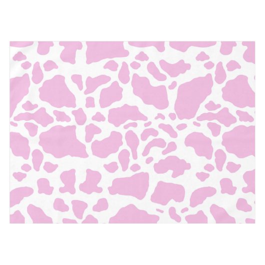 Nappe Impression de vache rose (Devant (Horizontal))