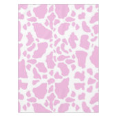 Nappe Impression de vache rose (Devant)