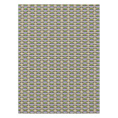 Nappe Impression des cercles abstraits (Devant)