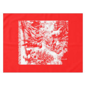 Nappe Impression du passé de Noël (Devant (Horizontal))