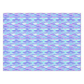 Nappe Impression du ruban du milieu du siècle - violet e (Devant (Horizontal))