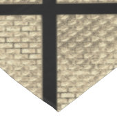 Nappe Impression d'un design rustique de brique beige (Angle)