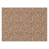 Nappe Impression léopard orange et marron (Devant (Horizontal))