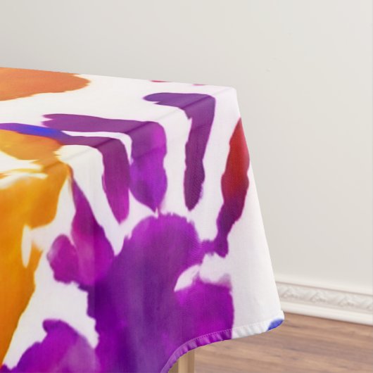 Nappe Impression manuelle colorée (In Situ)