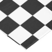 Nappe Impression numérique des échecs noirs et blancs (Angle)