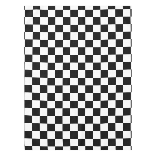 Nappe Impression numérique des échecs noirs et blancs (Devant)