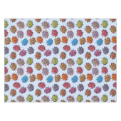 Nappe Impression Rose pointillée, Modèle Floral Moderne (Devant (Horizontal))