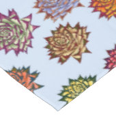 Nappe Impression Rose pointillée, Modèle Floral Moderne (Angle)