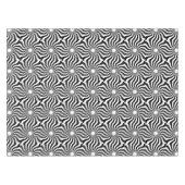 Nappe Impression spirale noire et blanche (Devant (Horizontal))