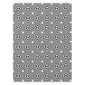 Nappe Impression spirale noire et blanche (Devant)