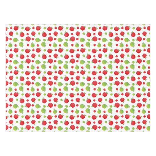 Nappe Impression verte et rouge Apple (Devant (Horizontal))