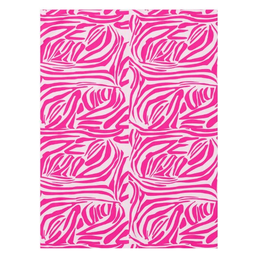 Nappe Impression zèbre rose (Devant)