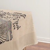 Nappe Imprimé au 19e siècle année Cotswold brebis (In Situ)