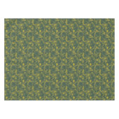 Nappe Imprimé Citron Jaune sur Vert Foncé (Devant (Horizontal))