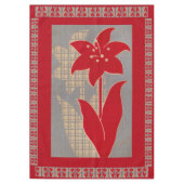 Nappe imprimé fleur et ombre (Devant)