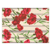 Nappe imprimé fleurs rouges (Devant (Horizontal))