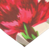 Nappe imprimé fleurs rouges (Angle)