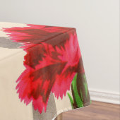 Nappe imprimé fleurs rouges (In Situ)
