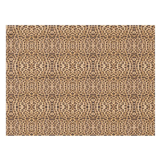 Nappe imprimé léopard de safari sauvage tendance élégant (Devant (Horizontal))