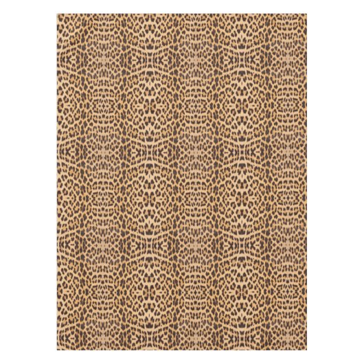 Nappe imprimé léopard de safari sauvage tendance élégant (Devant)
