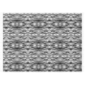 Nappe imprimé zèbre noir blanc (Devant (Horizontal))