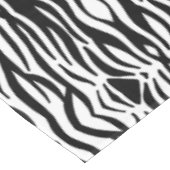 Nappe imprimé zèbre noir blanc (Angle)