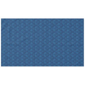Nappe Indigo Blue Floral Faux Lace Motif (Devant (Horizontal))