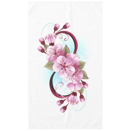 Nappe Infinité avec les fleurs Sakura (Devant)