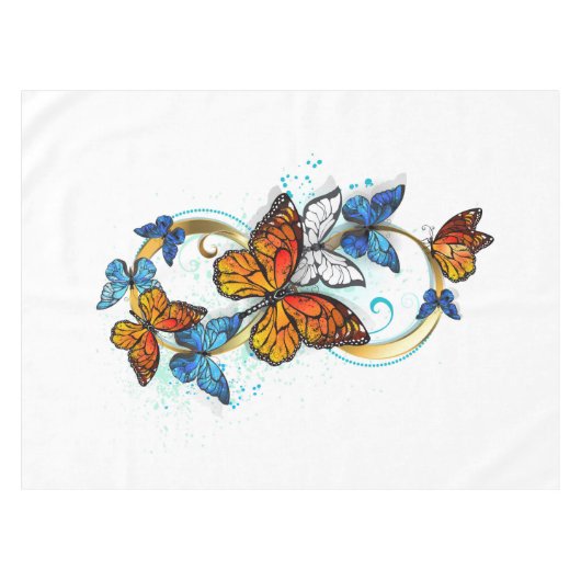 Nappe Infinité de papillons monarques (Devant (Horizontal))