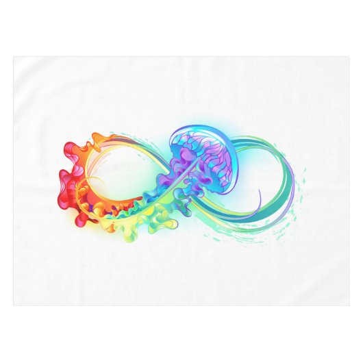 Nappe Infinity avec Rainbow Jellyfish (Devant (Horizontal))