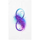 Nappe Infinity with purple feather (Devant)