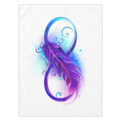 Nappe Infinity with purple feather (Devant)