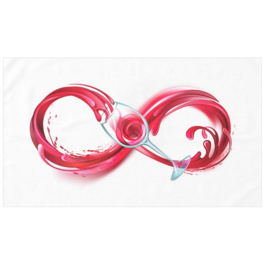 Nappe Infinity with Red Wine (Devant (Horizontal))