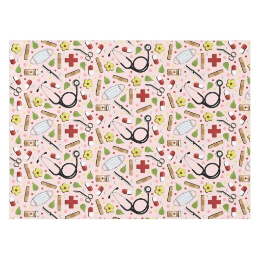 Nappe Infirmière rose (Devant (Horizontal))