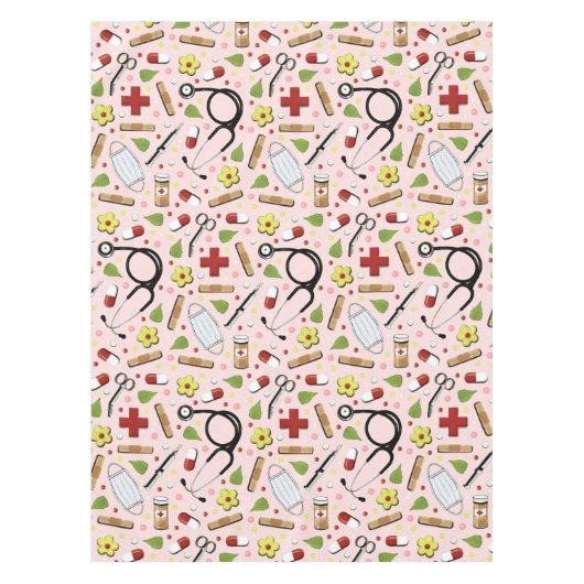 Nappe Infirmière rose (Devant)