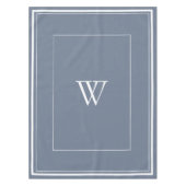 Nappe Initiale bleue poussiéreuse personnalisée (Devant)