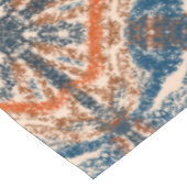 Nappe Inspiré par la Turquie : Texturé Marine & Terracot (Angle)