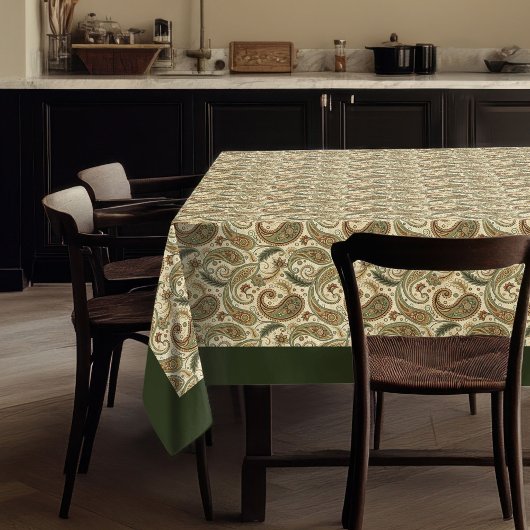Nappe inspirée Boho dans Earthy Paisley Imprimer