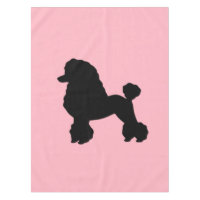 Nappe inspirée de la jupe de caniche rose des anné