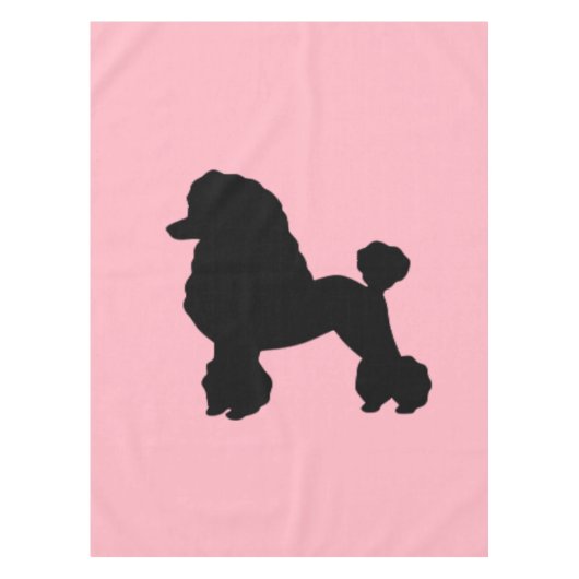 Nappe inspirée de la jupe de caniche rose des anné (Devant)