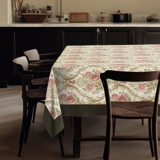 Nappe Intemporel Floral Damask Classic Home Accent