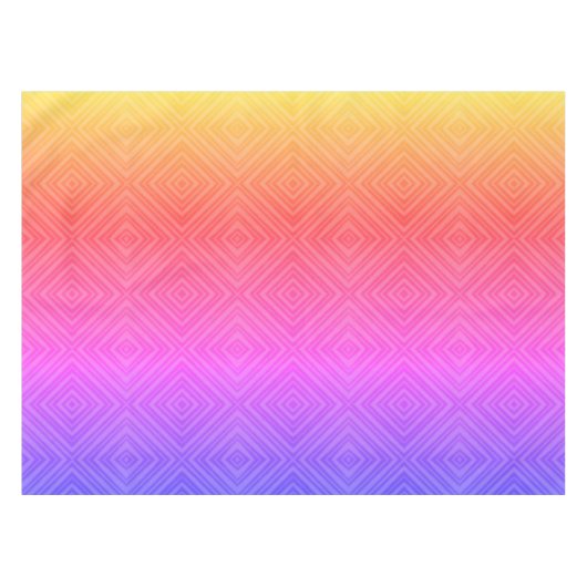 Nappe Ipanema Arc-en-ciel Hypnotique Diamant Moderne Pop (Devant (Horizontal))