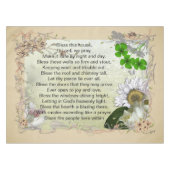 Nappe irlandaise de bénédiction de Chambre (Devant (Horizontal))