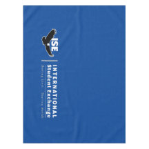 ISE Blue Tablecloth, 4 pieds sur 1,50 m