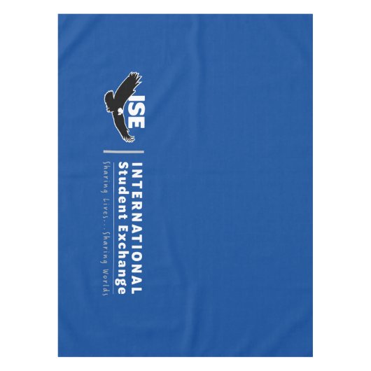 Nappe ISE Blue Tablecloth, 4 pieds sur 1,50 m (Devant)