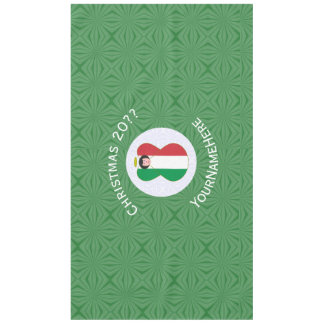 Nappe Italie Ange Noël Drapeau Personnaliser Horizontal